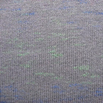 16S/2棉涤彩节纱Cotton93% Polyester7% 批号:WX111024B-2 灰兰+灰绿+蓝绿